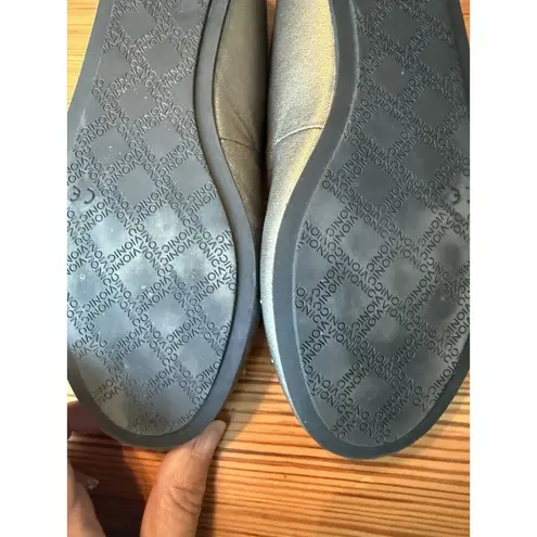 Vionic Bondi Flat Women’s 7 Pewter Studded Formal Career Church Comfort Support