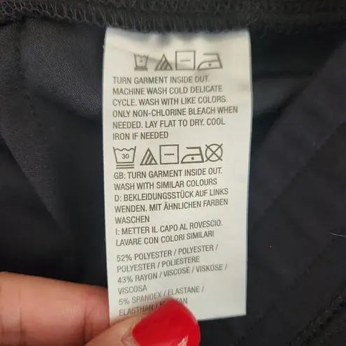 Isaac Mizrahi Live! SOHO Solid Jogger Pull-On Pitch Black Large NWOT