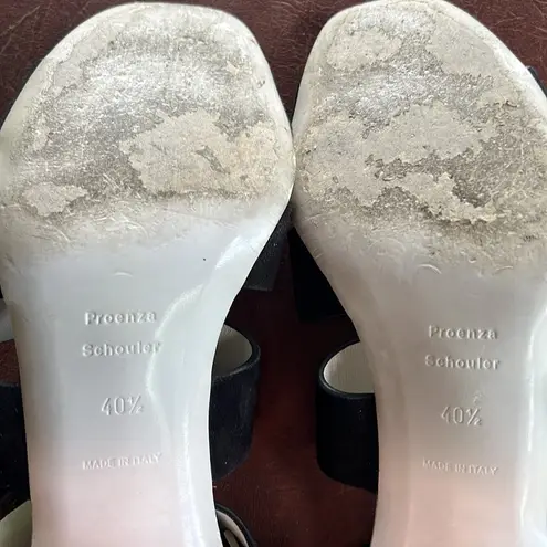 Proenza Schouler Suede Sandal with Copper Heel