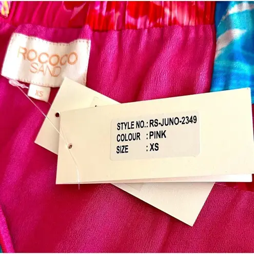 Rococo Sand Mini Dress in Pink XSmall New Womens Strapless Tropical Size XS