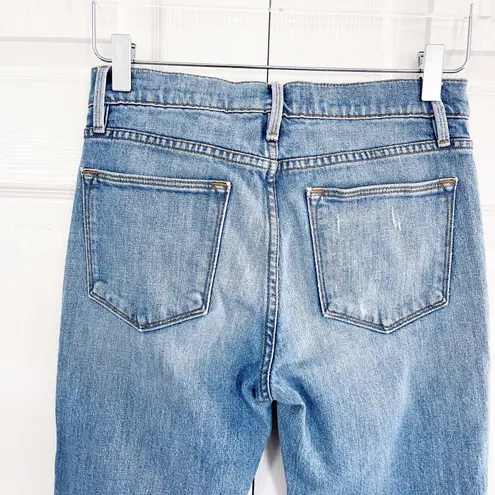 Frame Le High Straight Blind Stitch Jeans in Withers