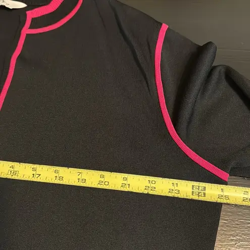 Ming Wang Black and Pink Women's cardigan