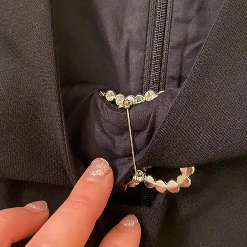 Maje black mini dress. S