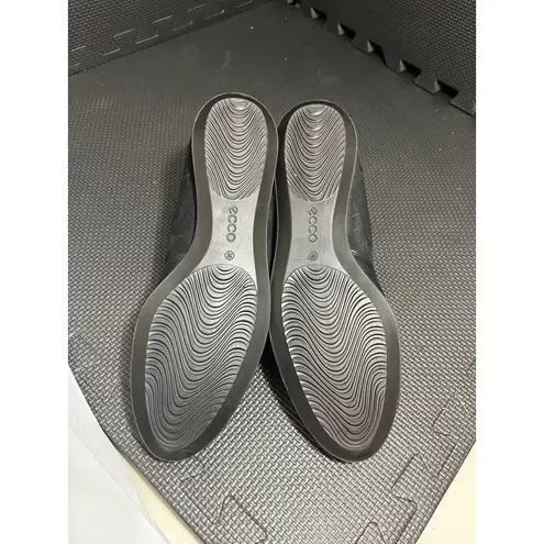 Women's Ecco Touch Ballerina Flats‎ Black Shoes Size 40 US 9
