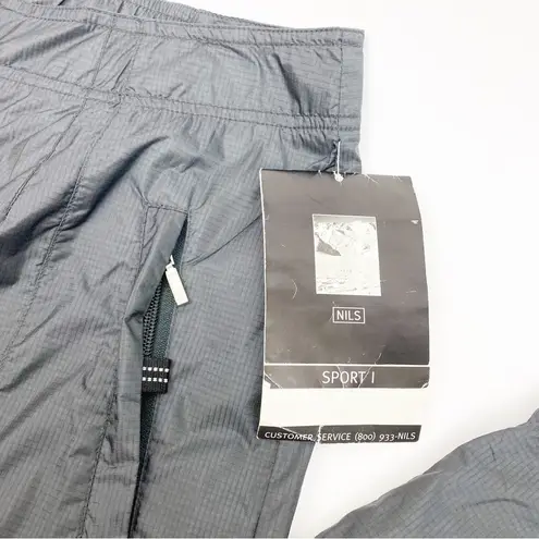 NILS Ludie Ski Shell Pants Waterproof Ripstop Insulated: Charcoal Grey Size 12