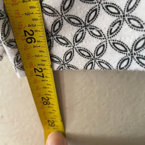 Woman Within Black and White T Shirt Women’s Plus Size 22/24 Embroidered Tee