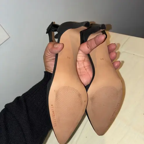 Kelly & Katie Womens 6.5M Vespa Faux Snakeskin Ankle Strap Heels Formal Party