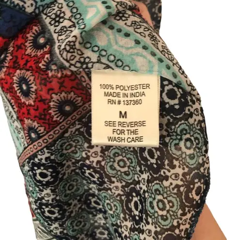 Live 4 Truth Red White & Blue Kimono Mixed Print-Medium