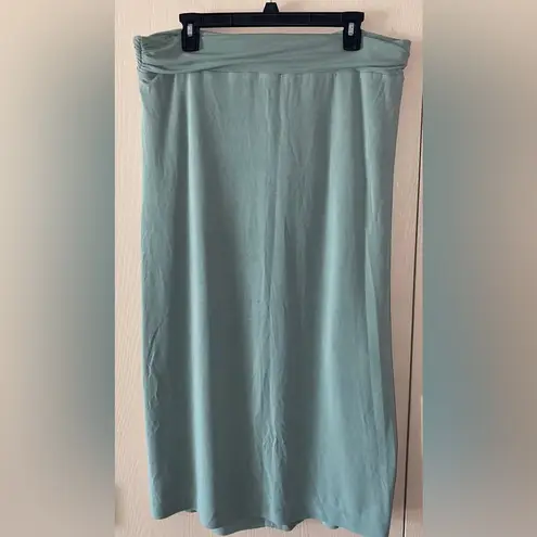 Anthropologie  Junie Midi Skirt with Front Twist in Army Green  - size XL - Image 4