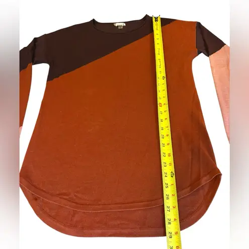 Smartwool Shadow Pine Colorblock Sweater Merino Wool Blend Womens Small