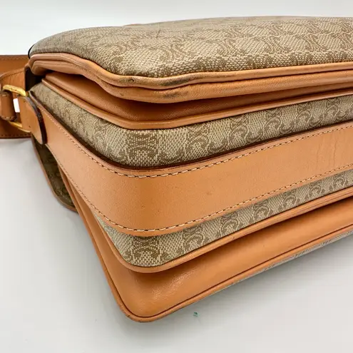 Celine Macadam Coated
Canvas Crossbody Bag Tan