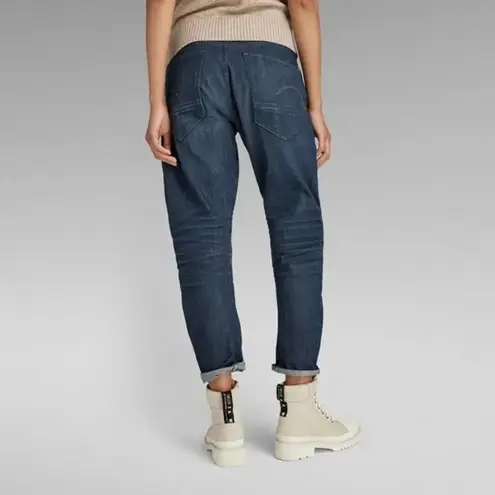 G-star Raw Arc 3D Boyfriend Jeans in Dark Blue Size W28/L28 Retail $160