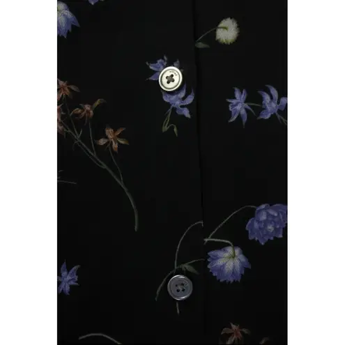 Wilfred Aritzia Wilfred Alexis Blouse Button-up Ruffle floral Blouse Size xx Small - Image 6