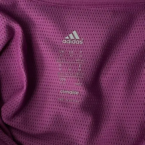 Adidas Climalite Zip Up Jacket M in Fuchsia