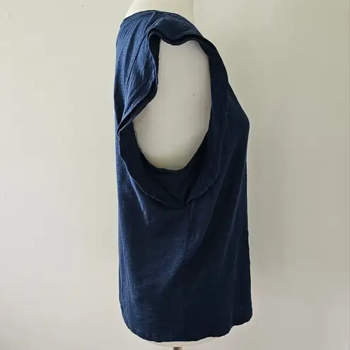 Liverpool Royal Navy Double Layer Flutter Sleeve Knit Top Size Large