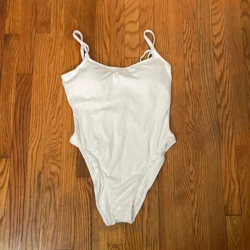 ANDIE  Swim The Laguna One Piece White Rib plus size XXL NWT