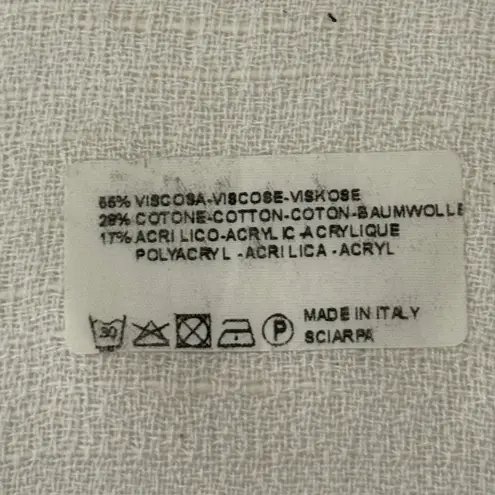 Floreiza Fringed Striped Wrap Rectangular Scarf Boho Cozy Fall Artsy Gypsy Style