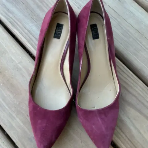 Comfy pretty mid heel pumps๐๐ Purple Size 9.5