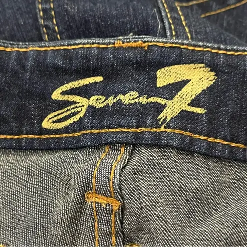 Seven7 Vtg Y2K Boot Stretch Jeans Contrast Stitch Low Rise Flare 29