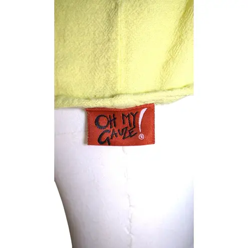 Women's Oh My Gauze! Butter Yellow Cotton Top