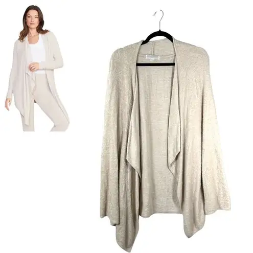 Barefoot Dreams CozyChic Lite Island Wrap Stone Cream Size Small Medium