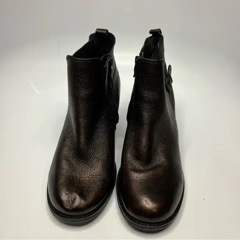 Bussola Dawson‎ Drake boots copper metallic heeled boots size 39 Brown