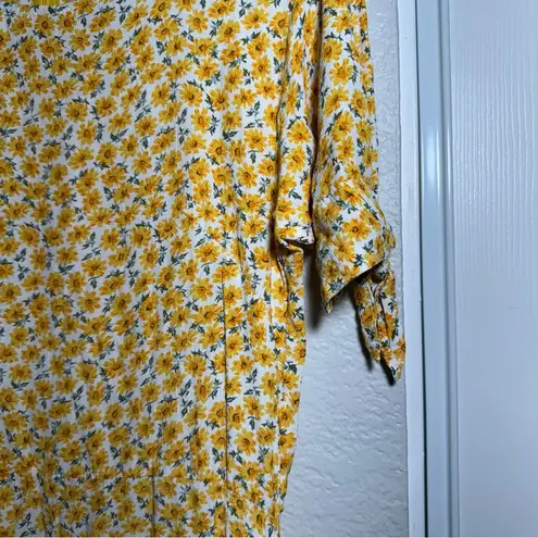 Faithfull the Brand Faithful the Brand • Mini Dress • White Yellow Floral Print • Daphne • Size M/6