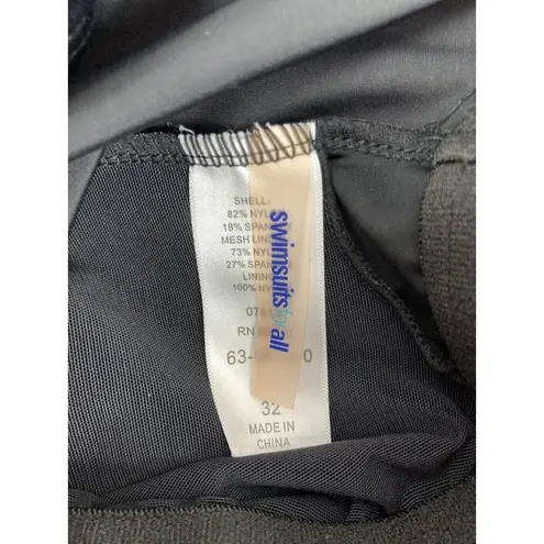 One Piece New Swimsuits For All Swim Suit Womens Plus 32 Black Gold Embellished