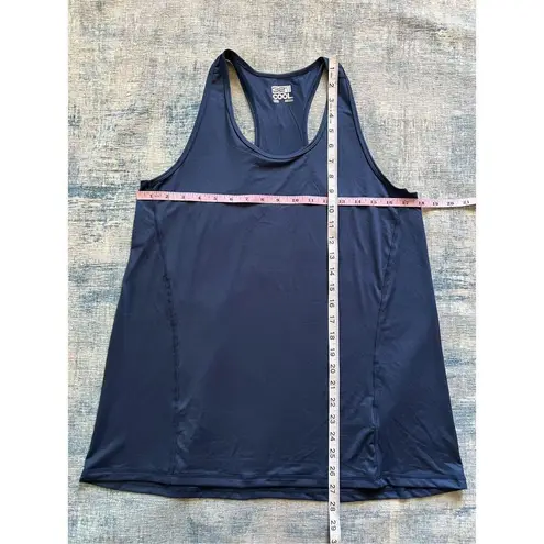 32 Degrees Heat 32 Degrees Navy Blue Racerback Tank Top Medium Runs Big