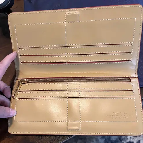 Arcadia Burgundy and Tan Satchel Set Brown