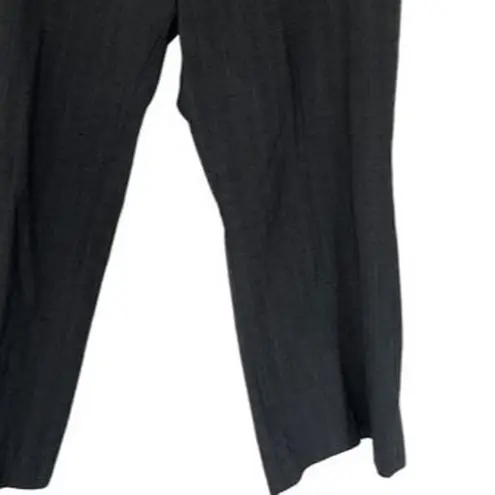 Gap  Womens Dress Pants Size 16 Gray Wool Trousers Straight Leg High Rise Pockets