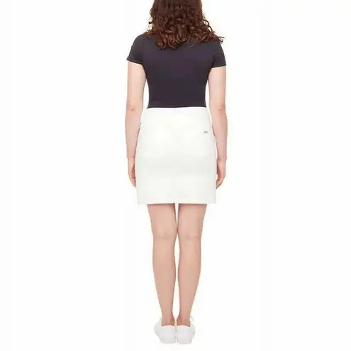 NWT! S.C. & Co. Womens Casual Denim Skort White Size XL
