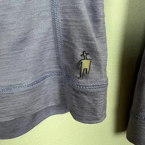 Smartwool 1/4 Zip Pullover Womens XS Purple Merino Wool Base Layer Outdoor Sport