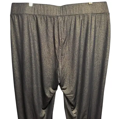 Ashley Stewart Pants Size 22/24 Black and Gold