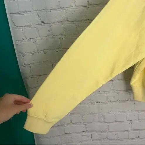 Pop Surf NEW bright yellow unique Minnesota Sweatshirt size Medium ladies