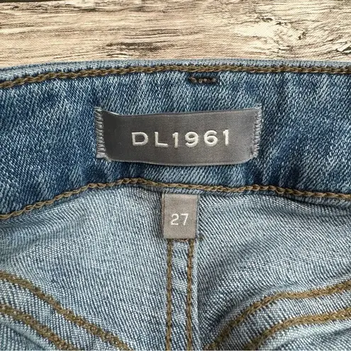 DL 1961 Women's Florence Cropped Instasculpt Skinny Perry Jeans 27 Medium Blue