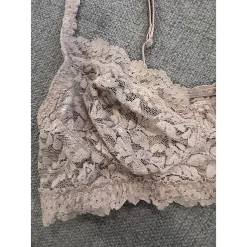 Hanky Panky Retro Lace Bralette 9K7406 Chai (nude) Sz M NWT $56