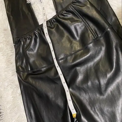 Wilfred Free Daria Pant High Waist Vegan Leather Legging in Black Medium