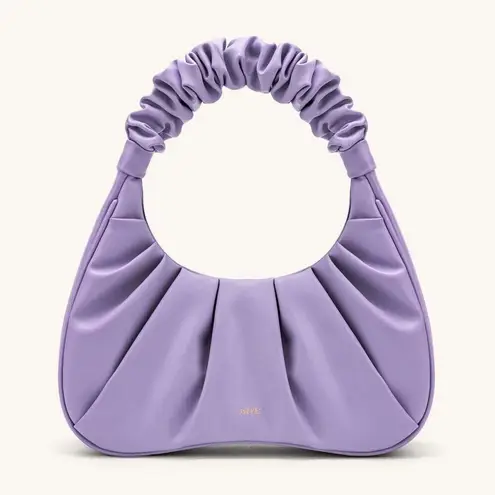 JW Pei Gabbi Ruched Hobo Handbag in Purple