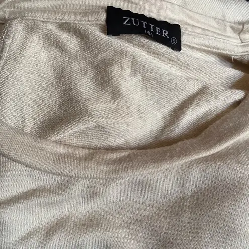 Zutter French terry super soft be kind rainbow sweat shirt