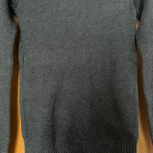 Lululemon Still Lotus Reversible Sweater in Heathered Black Titanium Size XS