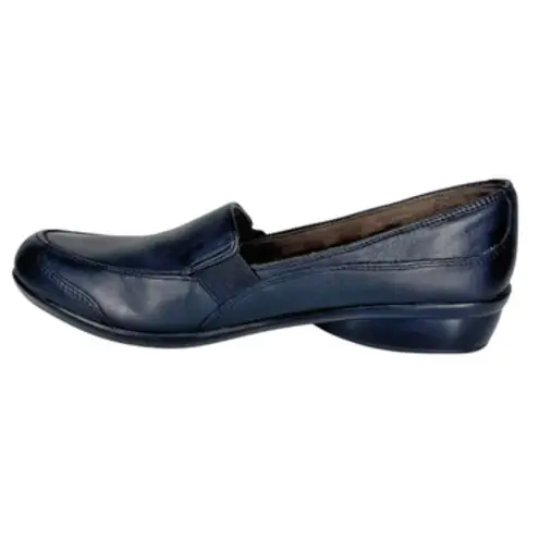 Natural Soul Naturalizer Women's Carryon Black Leather Comfort Slip-On Size 8W