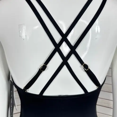 La Blanca Island Goddess One Piece Swimsuit Black 4