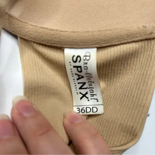 Spanx  Tan Full Coverage Bra 36DD Molded Cups and Racerback Design - Image 6