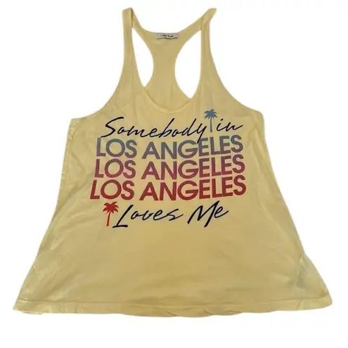 I love 💛h81 size L “Some body in Los Angeles loves me” racerback T