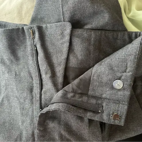 Sundance 100% Wool Trousers Dress Pants Women’s 6 Charcoal Gray Professional