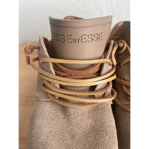 Esseutesse Suede Fringe Sneaker