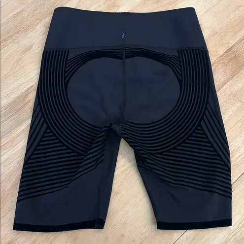 Fanka Body Sculpt 9" Biker Shorts Reversible Wear Black Size M