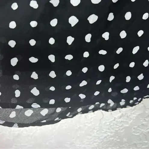 Pleione | Polka Dot Sheer Anthropologie Blouse Size S