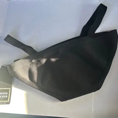 Herve Leger NWT Hervé Léger Surya Two Piece Bandage Swimsuit Bikini Set in Black Size Small